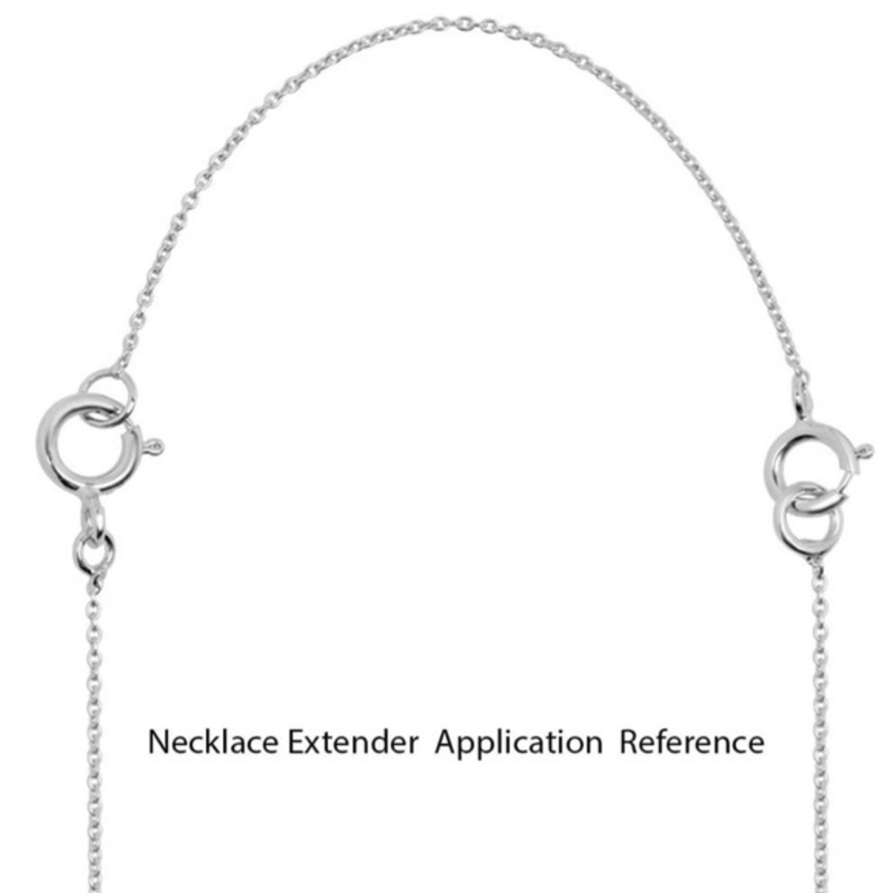 Necklace Chain Extenders 925 Sterling Silver and gold platedβ your choice - Picture 4 of 7